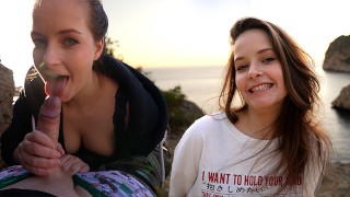 MALLORCA Vlog Part II – Blowjob + RIESEN FACIAL an einem ÖFFENTLICHEN Strand